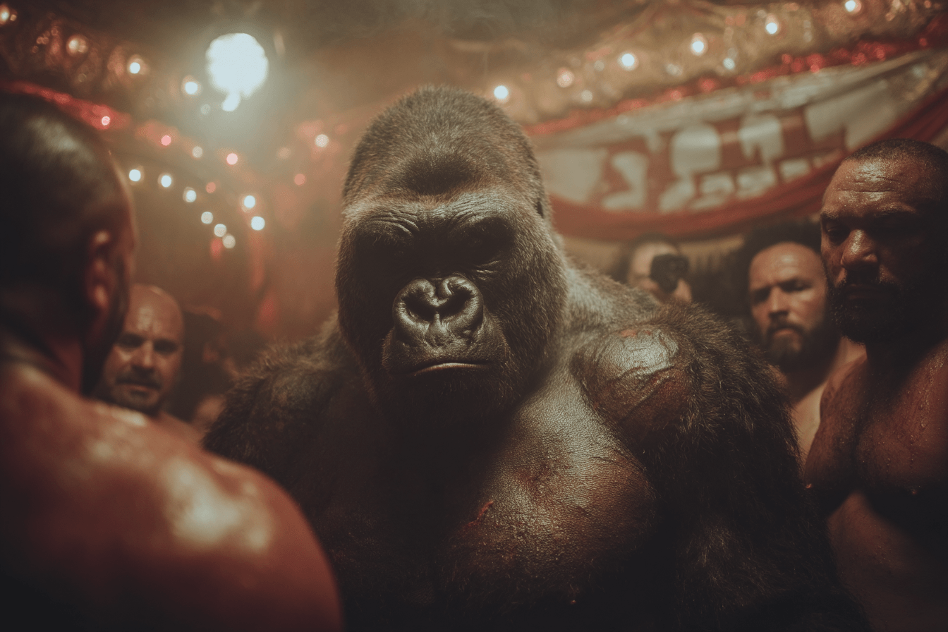 Combat arena background